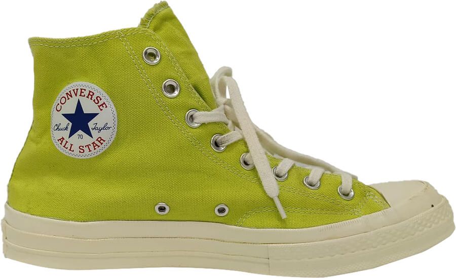 Comme Des Garçons Play x Converse Chuck 70 hoge sneakers in groen canvas