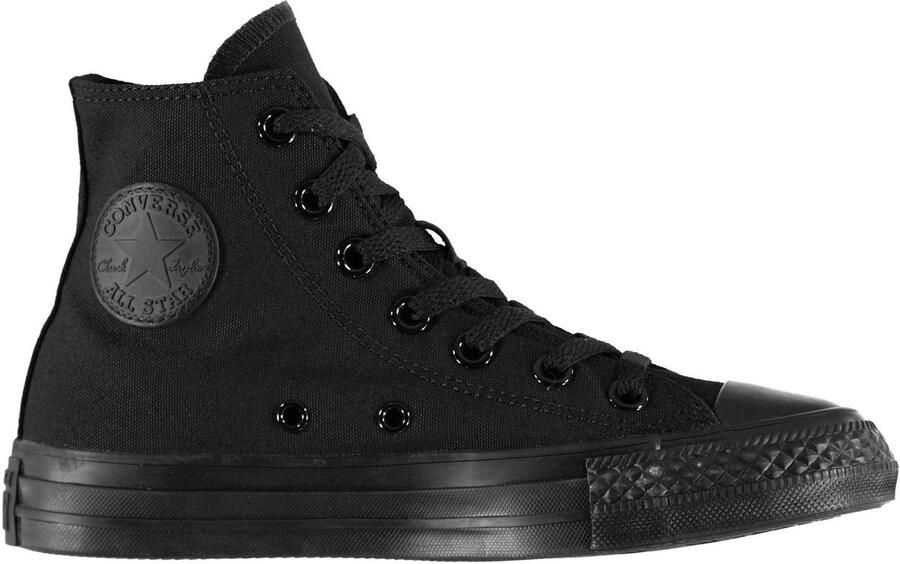 Converse Dames All Star Canvas High Top Trainers (Zwart)