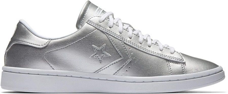 Converse Pro Vrouwentrainers Zilver