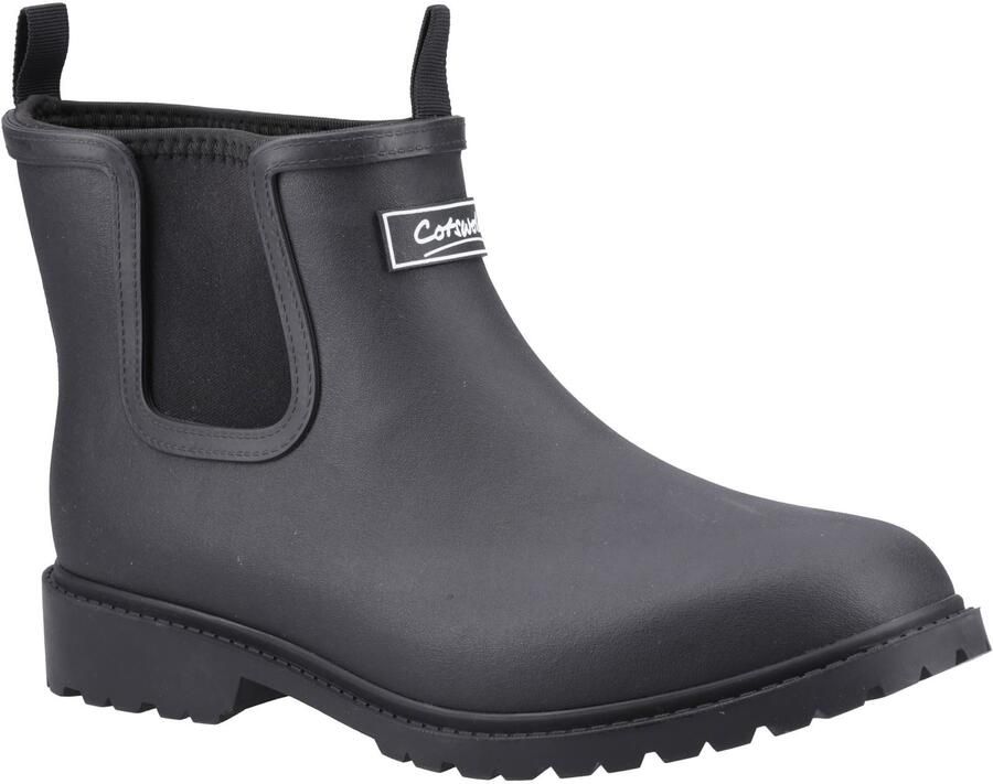 Cotswold Barton TPR+Neopreen Heren Zwarte Wellingtonlaarzen