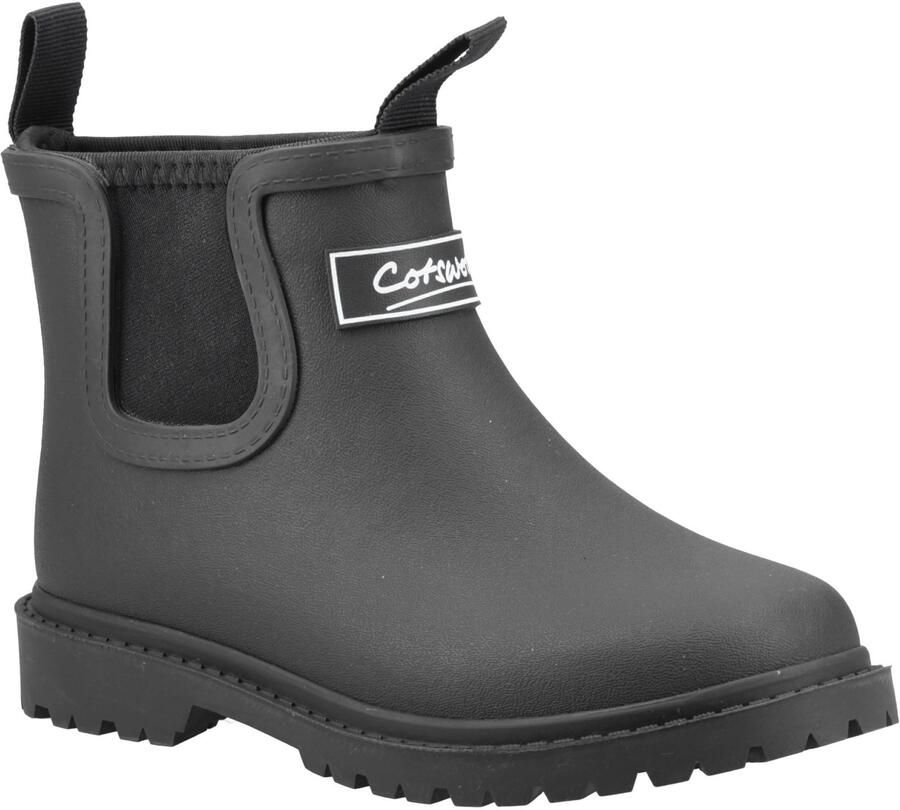 Cotswold Barton TPR+Neopreen Zwarte Gummlaarzen
