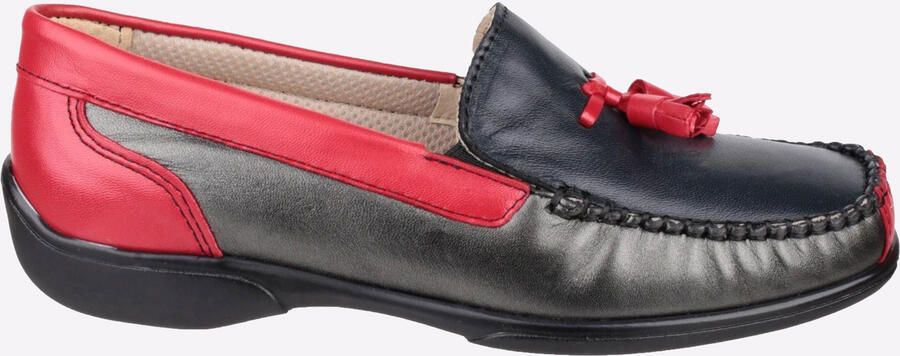 Cotswold Biddlestone Leren Dames Instappers Met Meerdere Details