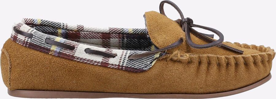 Cotswold Chatsworth Dames Suède Tan Pantoffels
