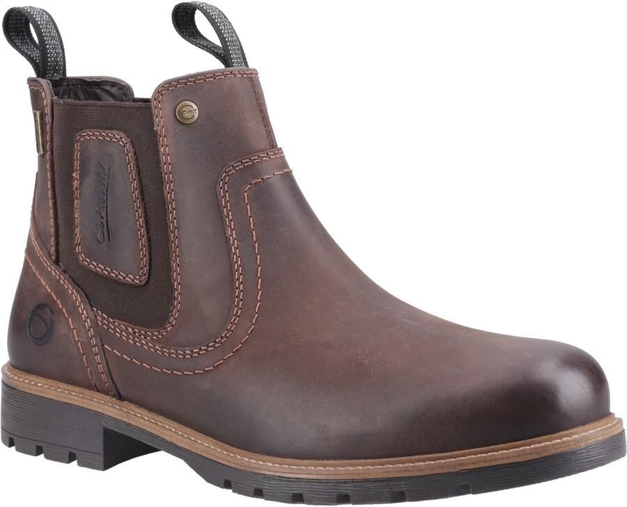 Cotswold Chipping Leren Bruine Herenlaarzen