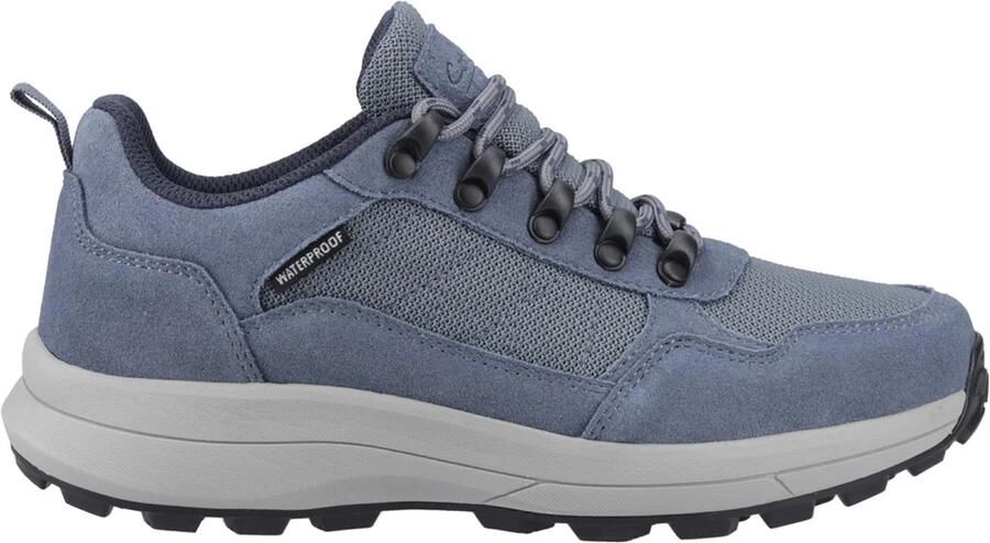 Cotswold Dames Elmfield Suède Wandelschoenen (Blauw)
