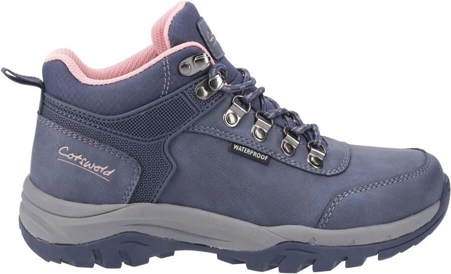 Cotswold Dames Overbury Wandelschoenen (Marineblauw)