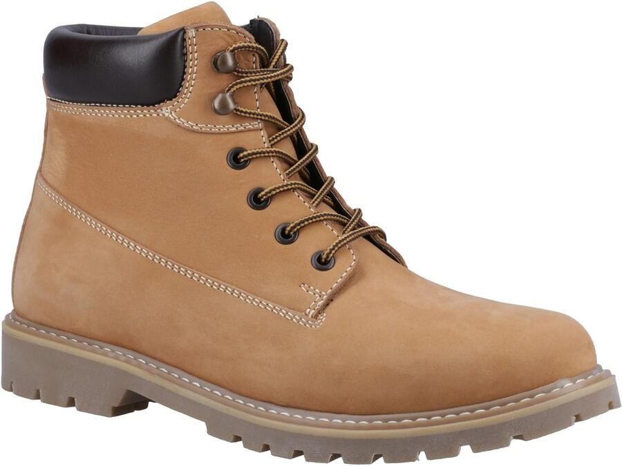 Cotswold Dames Pitchcombe Leren Enkellaarsjes (Tan)