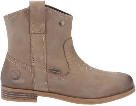 Cotswold Dames Signet Leren Enkellaarsjes (Taupe)
