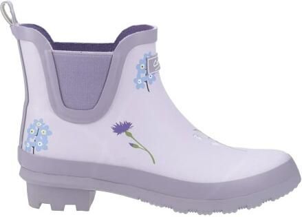 Cotswold Dames Wilde Bloemen Wellingtonlaarzen (Lila)