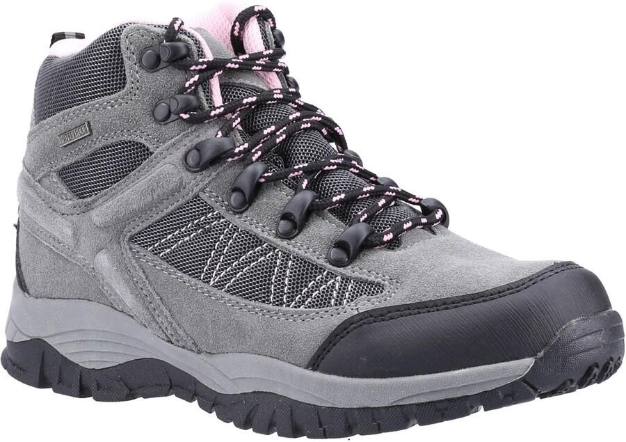 Cotswold Dames Maisemore Suède Wandelschoenen (Grijs)