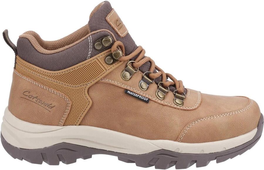 Cotswold Dames Overbury wandelschoenen (Tan)