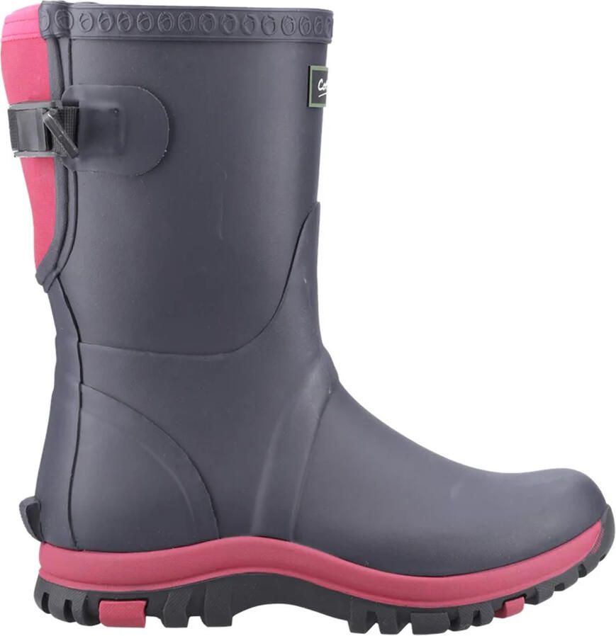 Cotswold Dames Realm Verstelbare Wellington Laarzen (Marine Roze)