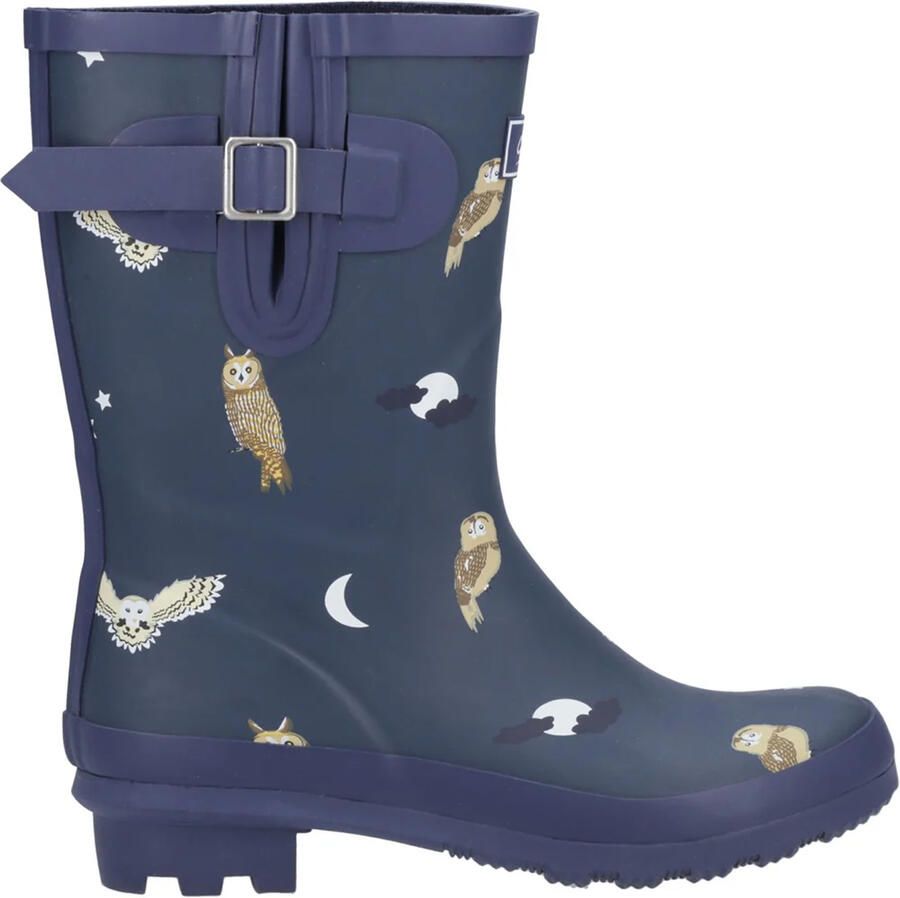 Cotswold Dames Woodland Uil Mid Cut Wellington Laarzen (Middenblauw)