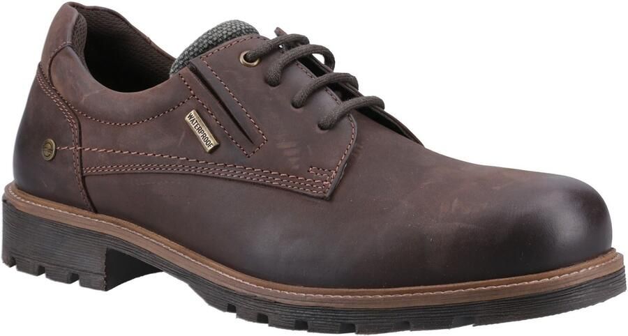 Cotswold Ebrington Leren Heren Bruine Veterschoenen