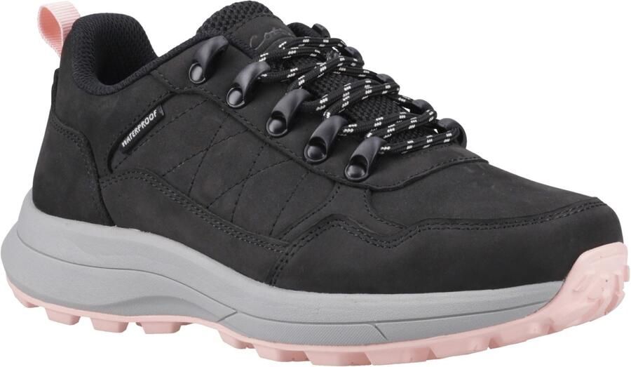 Cotswold Elmfield Nubuck Dames Zwarte Wandelschoenen