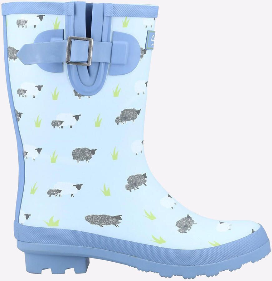 Cotswold Farmyard Mid Dames Schapen Rubberen Regenlaarzen
