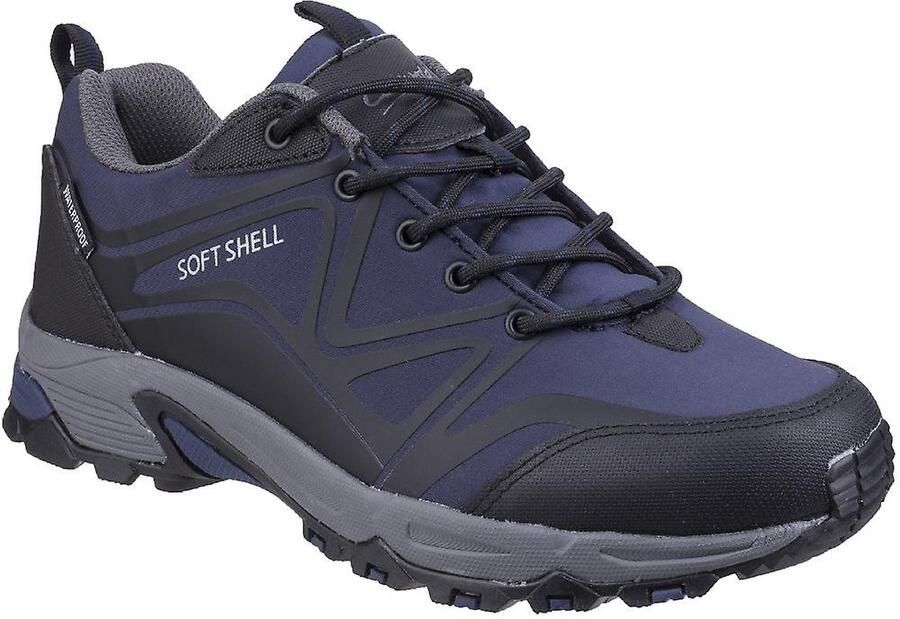 Cotswold Heren Abbeydale Lage Wandelschoenen (Blauw Zwart Grijs)