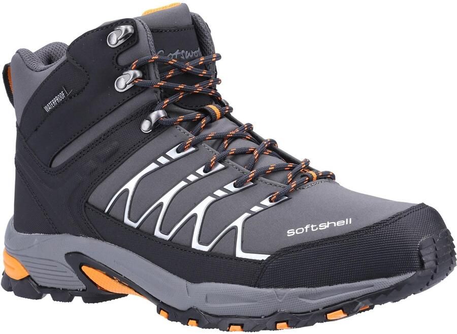Cotswold Heren Abbeydale Wandelschoenen (Grijs Oranje)