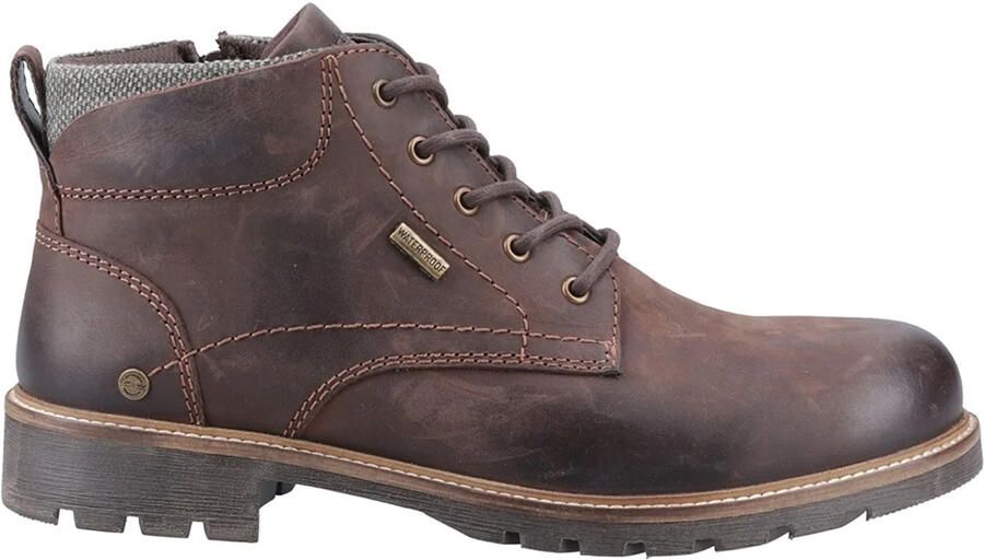 Cotswold Heren Moreton Leren Werklaarzen (Bruin)