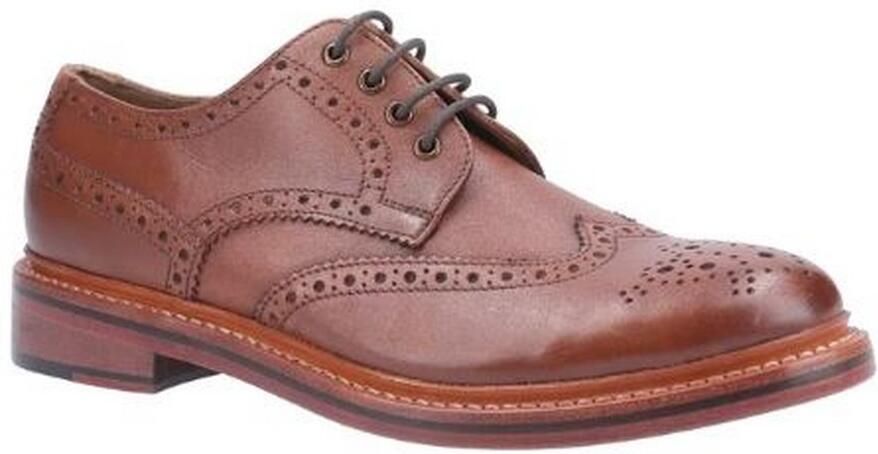 Cotswold Heren Quenington Goodyear Welt Lace Up Leren Schoen (Bruin)