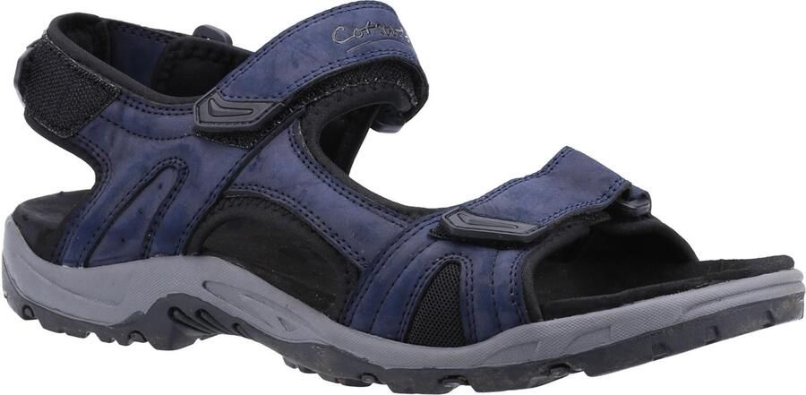 Cotswold Heren Shilton gerecyclede sandalen (Marine)