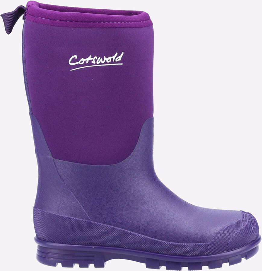 Cotswold Hilly Neoprene Tpr+neopreen Kinderen Paarse Regenlaarzen