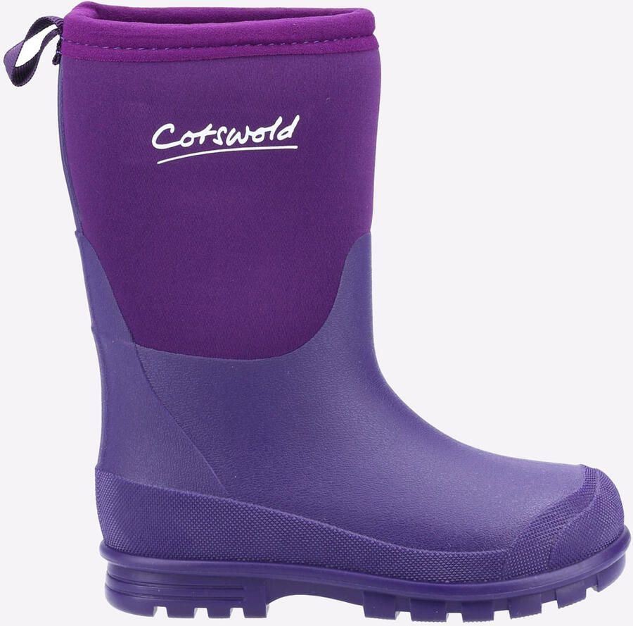 Cotswold Hilly Neoprene Tpr+neopreen Kinderen Paarse Regenlaarzen