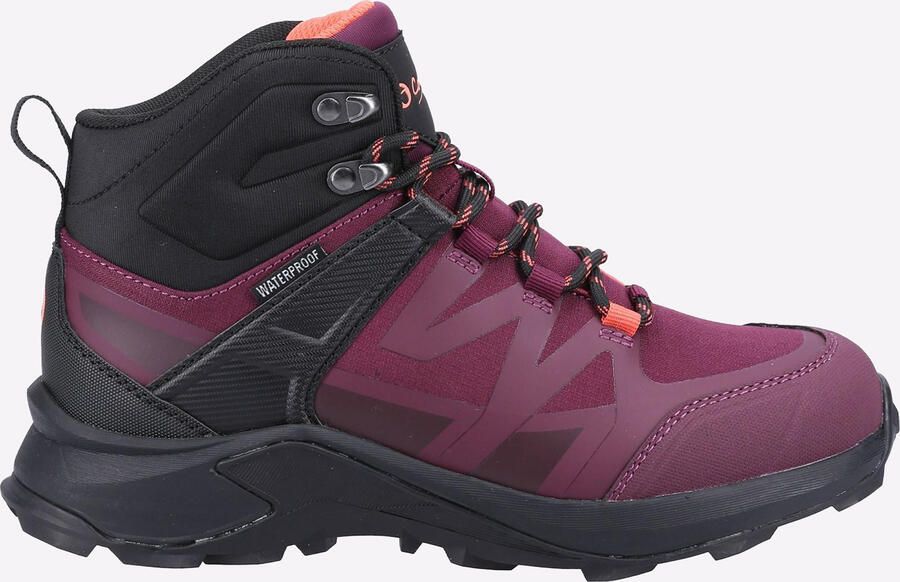 Cotswold Horton Netten Dames Bordeauxrode Wandelschoenen