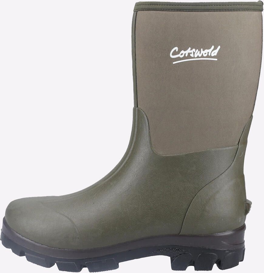 Cotswold Kensington Leren Groene Regenlaarzen