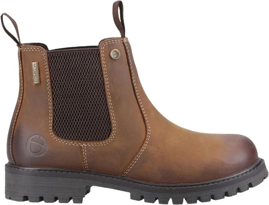 Cotswold Kinderen Aston Volnerf Leren Pull Up Dealer Boots (Tan)