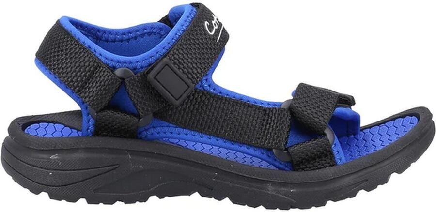 Cotswold Kinderen Kinderen Bodiam Gerecycleerde Sandalen (Zwart Navy)