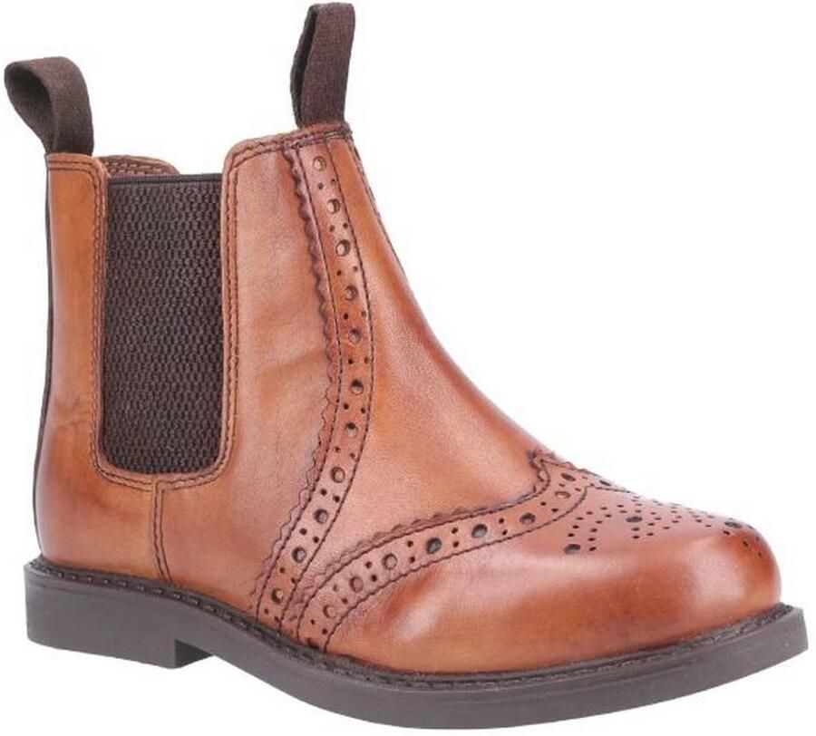 Cotswold Kinderen Kinderen Nympsfield Leder Chelsea Boot (Tan)