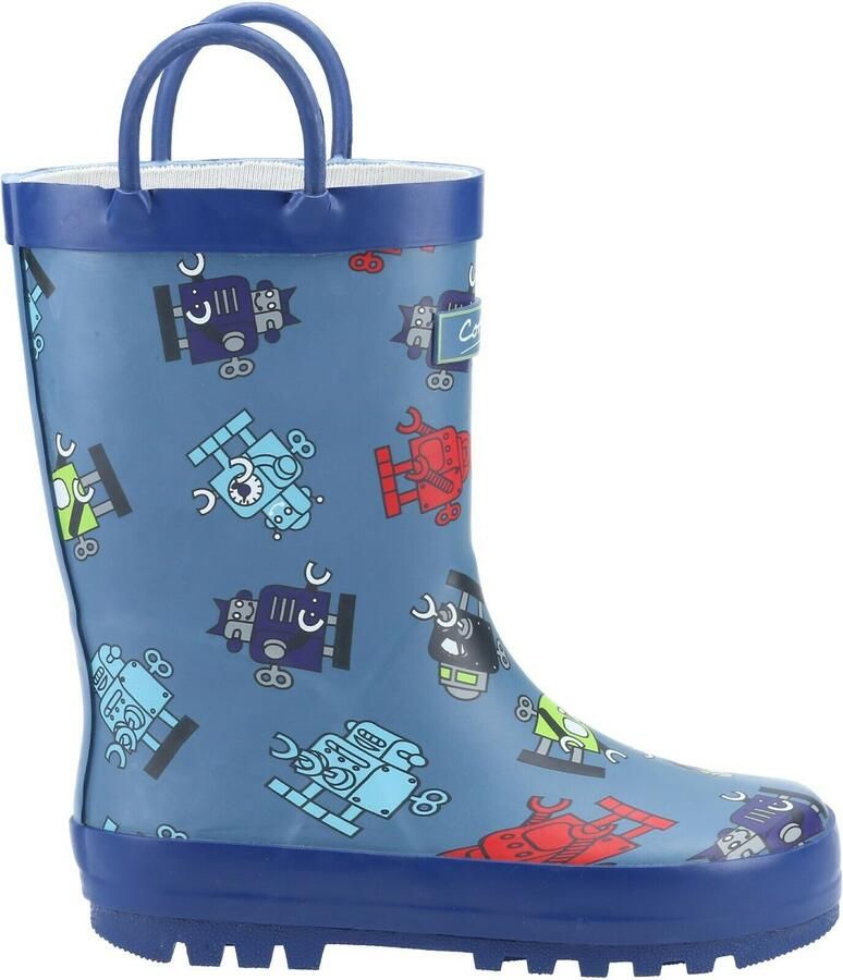 Cotswold Kinder Kinder Puddle Robot Wellington Laarzen (Blauw)