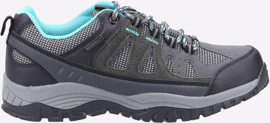Cotswold Maisemore Low Suède Wandelschoenen Voor Dames In Het Grijs