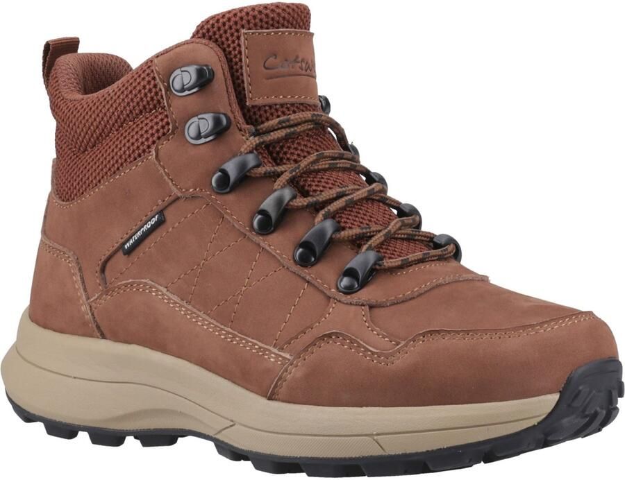 Cotswold Oddington Nubuck Dames Bruine Wandelschoenen