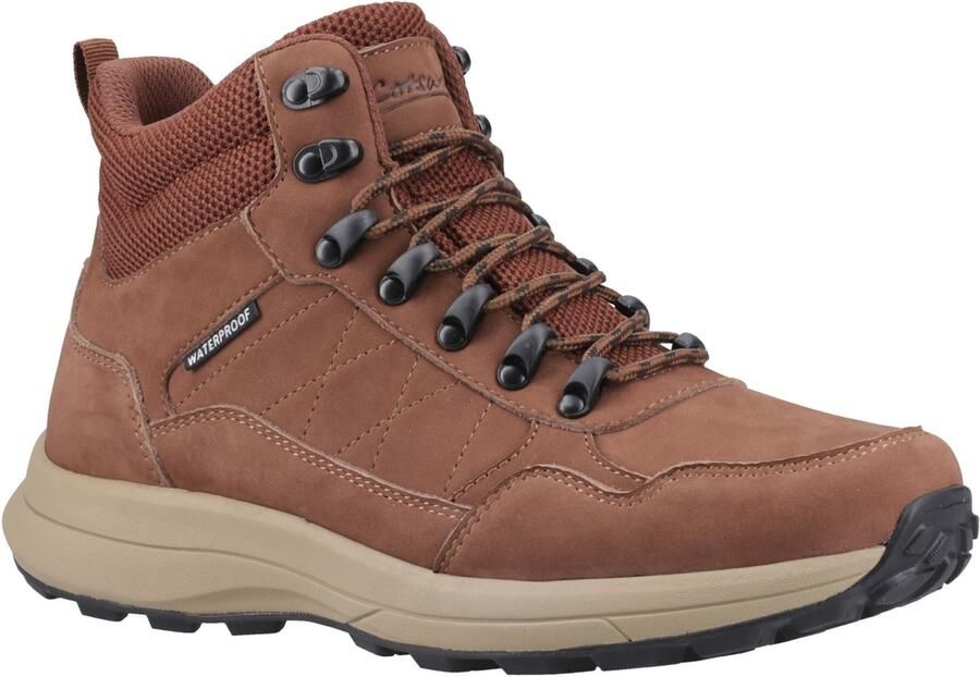 Cotswold Oddington Nubuck Heren Bruine Wandelschoenen