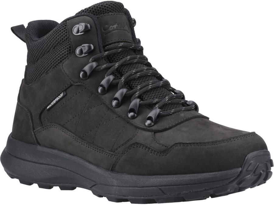 Cotswold Oddington Nubuck Heren Zwarte Wandelschoenen