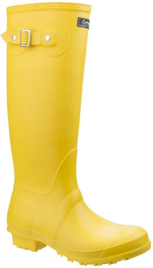 Cotswold Sandringham Buckle-Up Womens Wellington Boots (Geel)