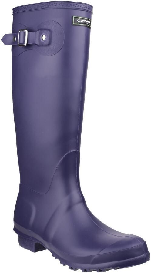 Cotswold Sandringham Buckle-Up Womens Wellington Boots (Paars)