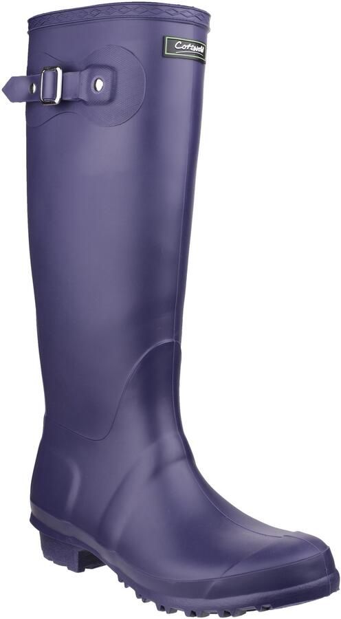 Cotswold Sandringham Pvc Paarse Regenlaarzen