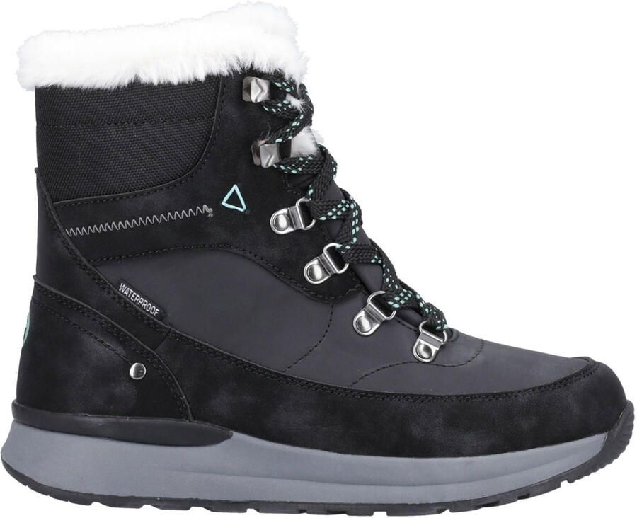 Cotswold Sheephouse Textiel Dames Zwarte Wandelschoenen