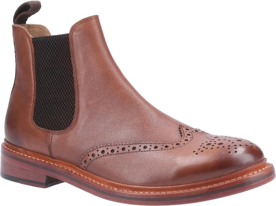 Cotswold Siddington Leren Bruine Herenlaarzen