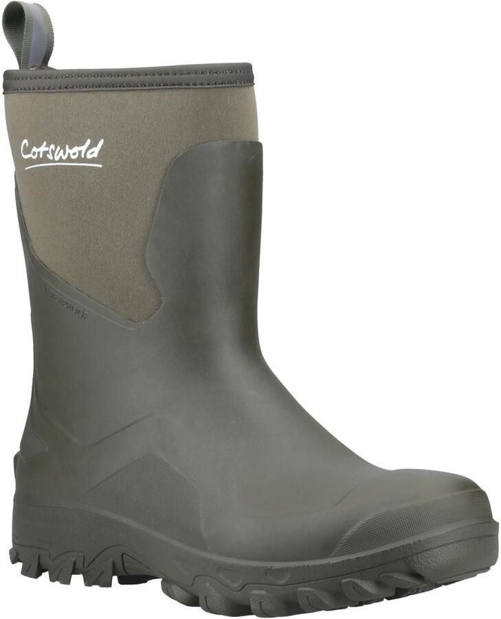 Cotswold Standlake Rubberen Groene Wellingtonlaarzen voor Mannen