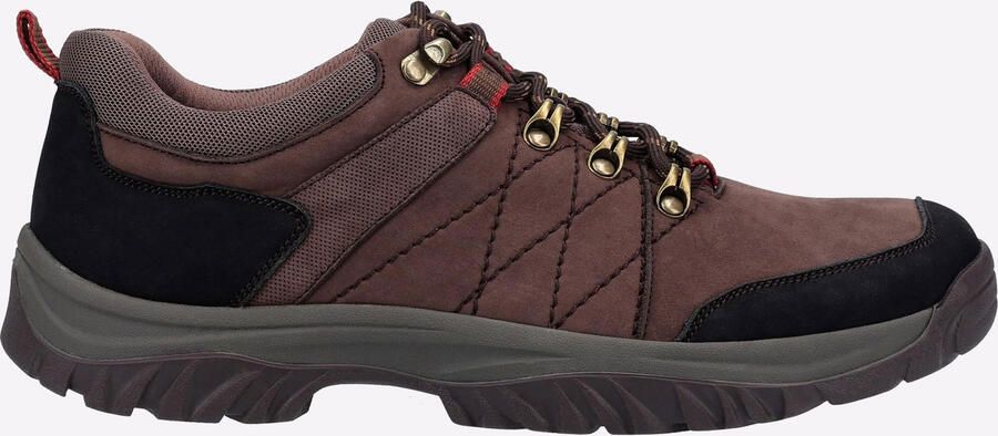 Cotswold Toddington Bruine Leren Veterschoenen Voor Heren