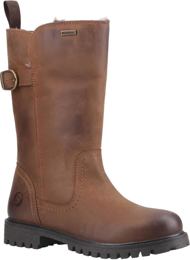 Cotswold Winchcombe Leren Dames Tan Laarsjes