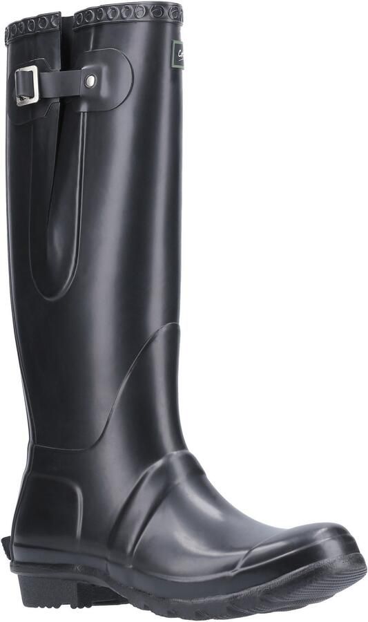 Cotswold Windsor Welly Rubberen Zwarte Regenlaarzen