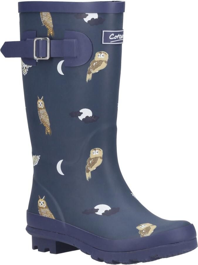 Cotswold Woodland JNR Rubber Meisjes Uilen Gumm laarzen