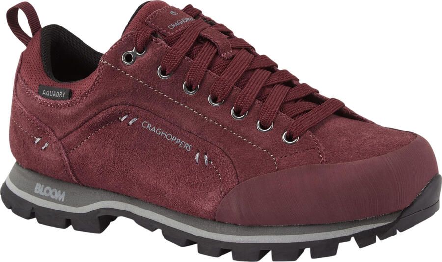 Craghoppers Heren Jacara 2 Leren Trainers (Wildberry)