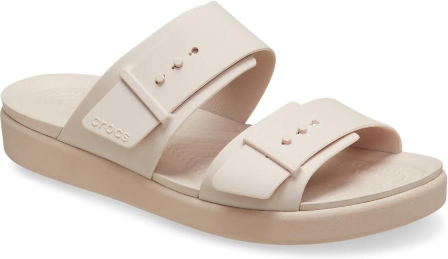 Crocs Brooklyn Buckle Dames Quartz Sandalen