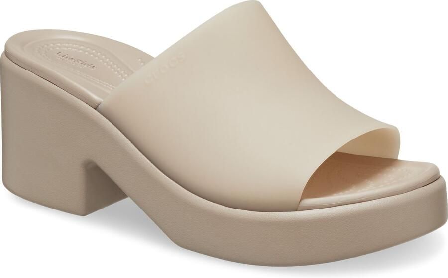 Crocs Brooklyn Heel Dames Sandalen Taupe